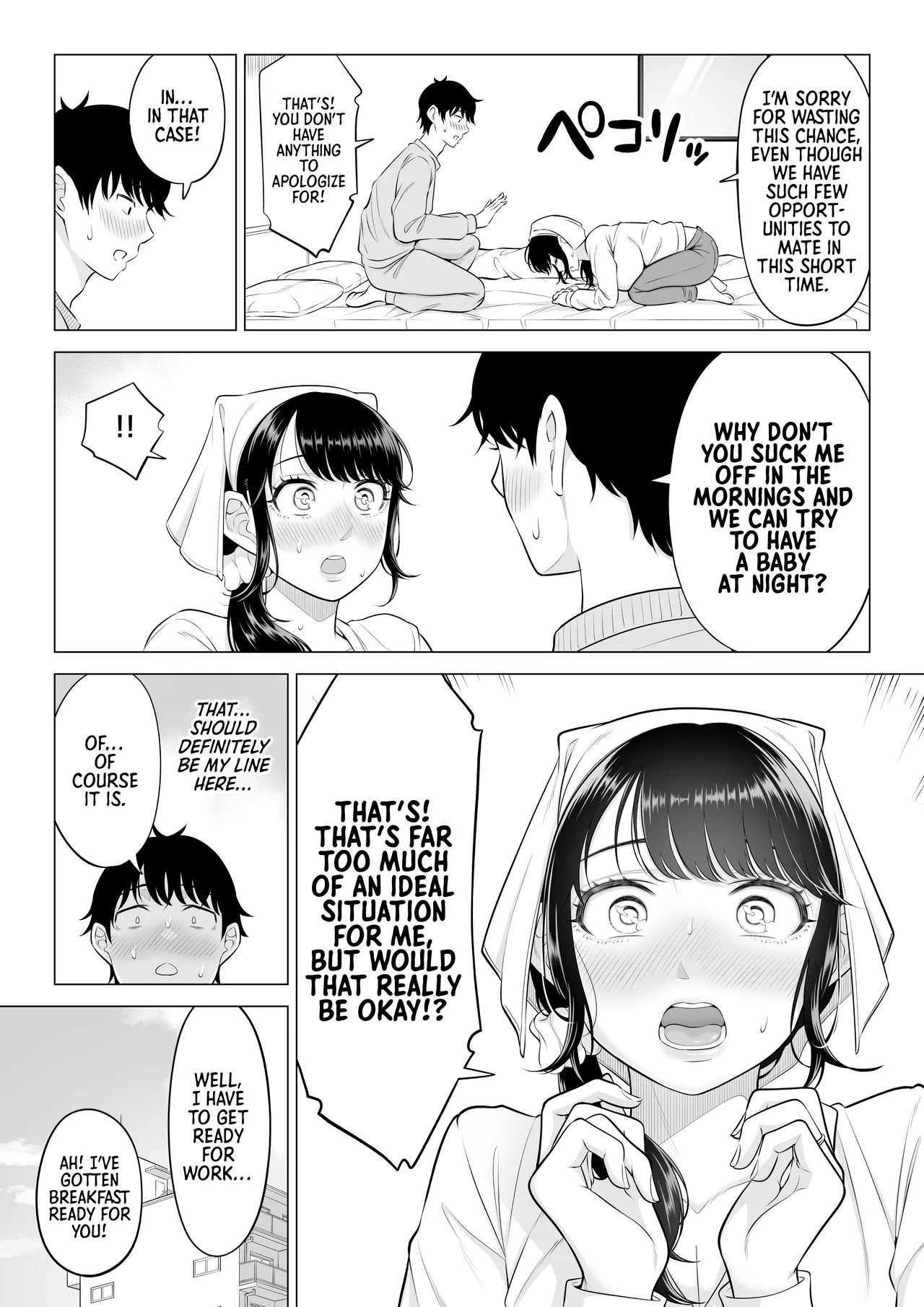Hentai Manga Comic-Shizuka Tachibana, the Housewife Who Collects My Sperm Donations, Doesn't Know a Damn Thing!!-Chapter 2-45